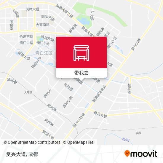 复兴大道地图