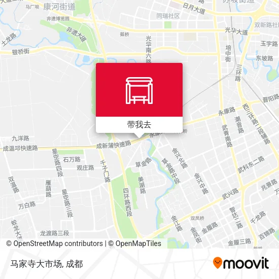 马家寺大市场地图