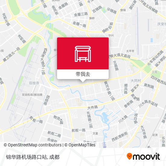 锦华路机场路口站地图