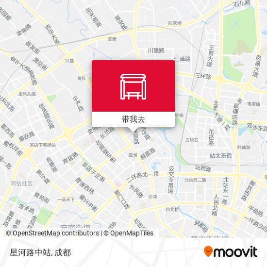 星河路中站地图