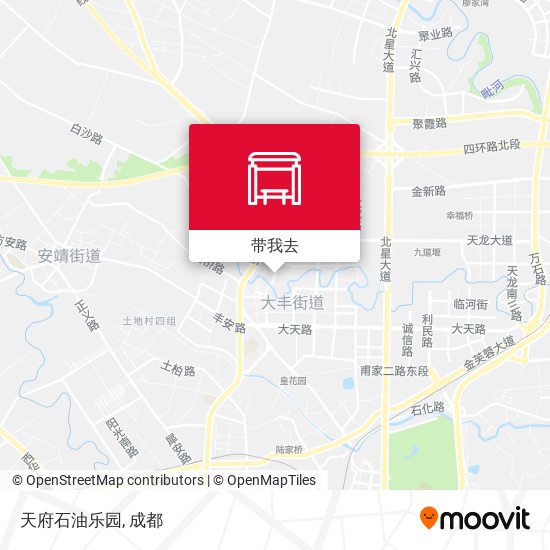天府石油乐园地图