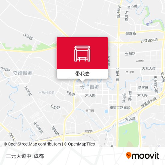 三元大道中地图
