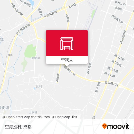 空港渔村地图