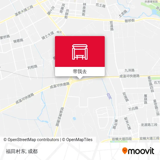 福田村东地图