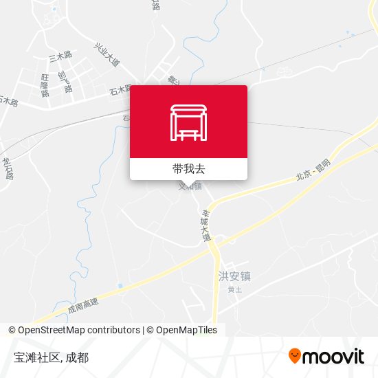宝滩社区地图