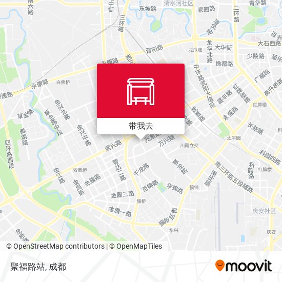聚福路站地图