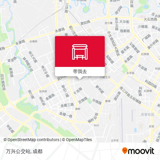 万兴公交站地图