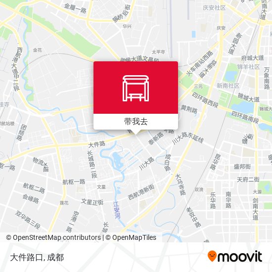 大件路口地图
