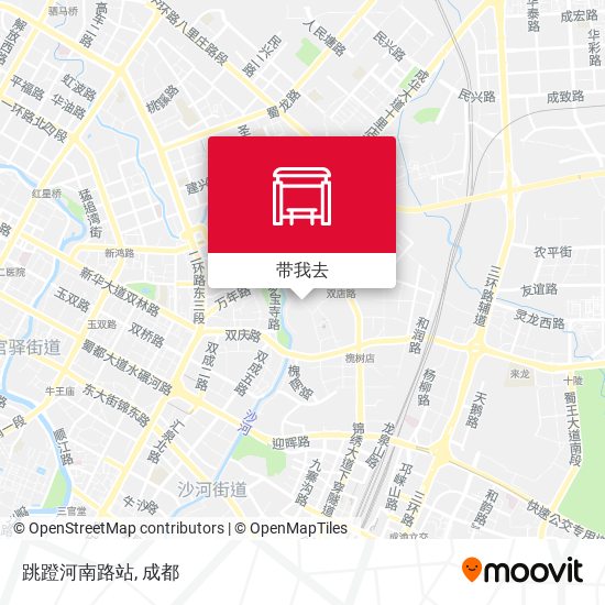 跳蹬河南路站地图