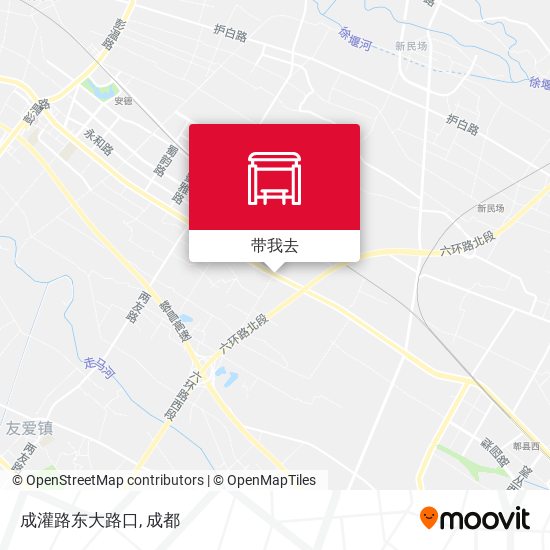 成灌路东大路口地图