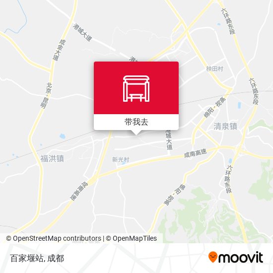 百家堰站地图