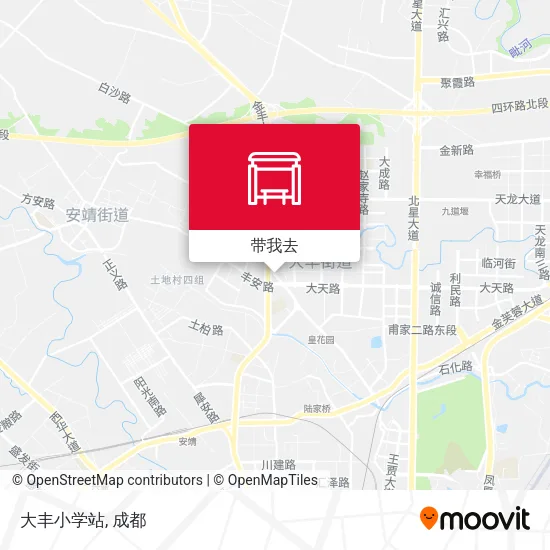 大丰小学站地图