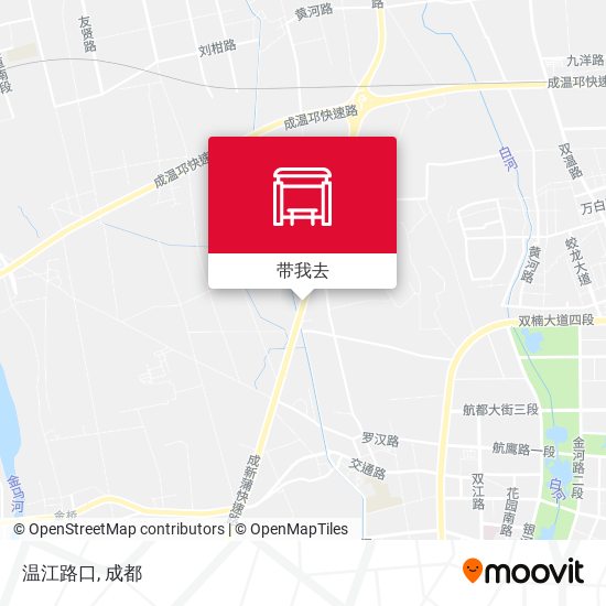 温江路口地图