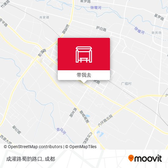成灌路蜀韵路口地图