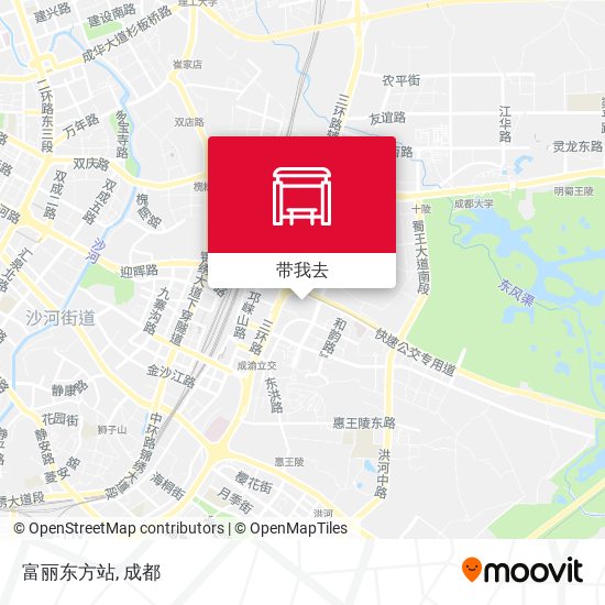 富丽东方站地图