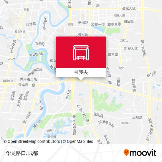 华龙路口地图