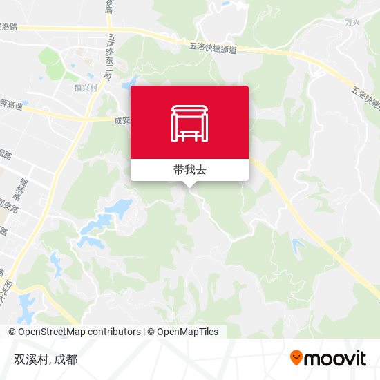 双溪村地图