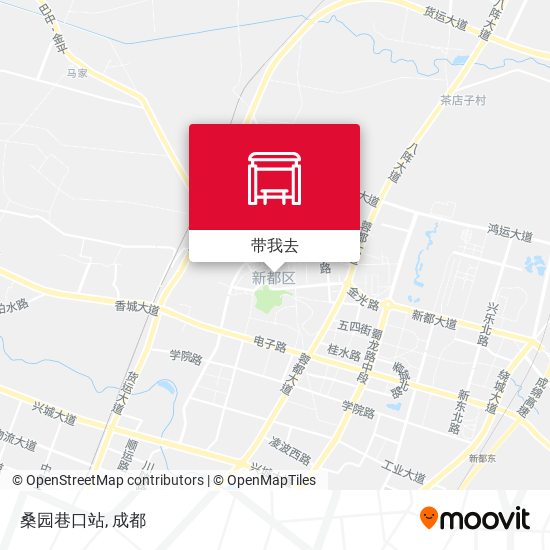 桑园巷口站地图