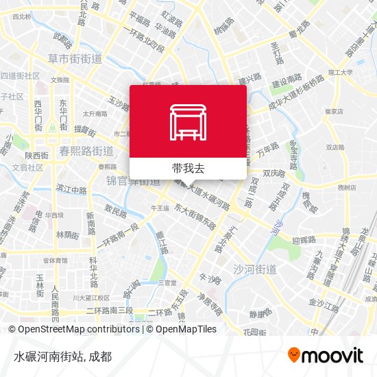 水碾河南街站地图