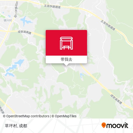 草坪村地图