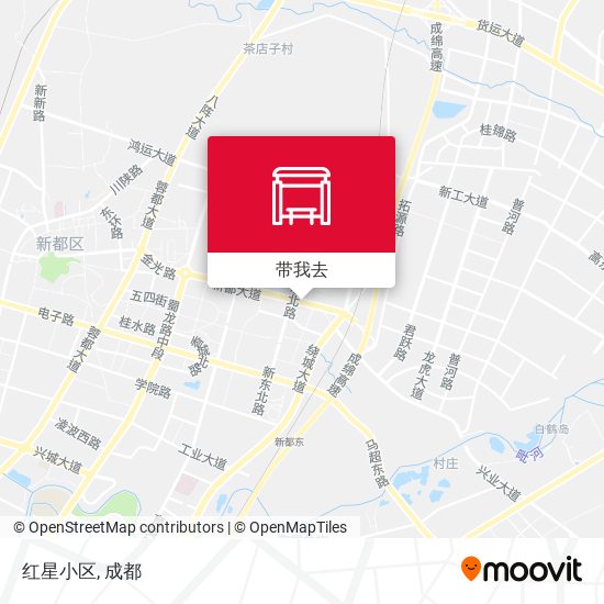 红星小区地图