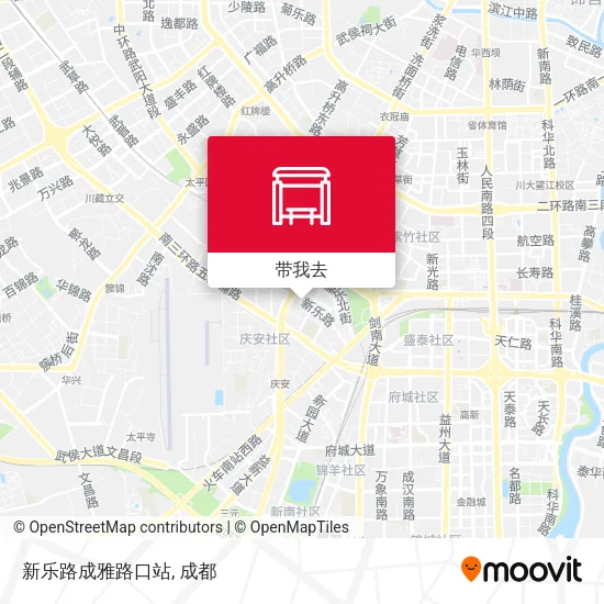 新乐路成雅路口站地图