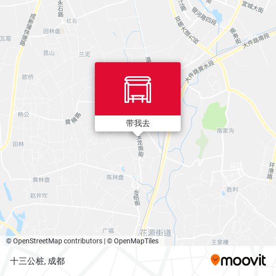 十三公桩地图