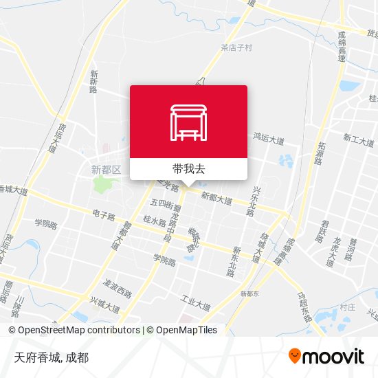 天府香城地图