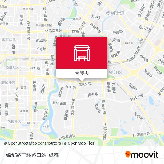 锦华路三环路口站地图