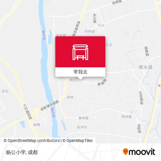 杨公小学地图