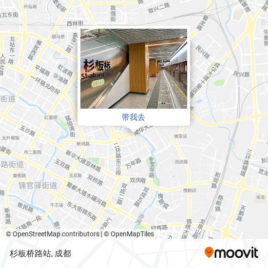 杉板桥路站地图