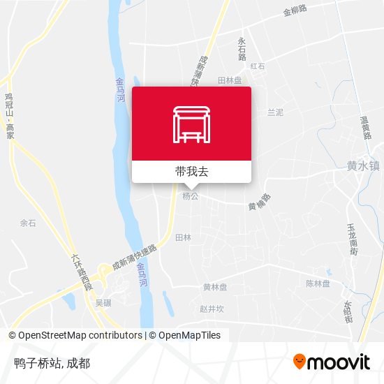 鸭子桥站地图
