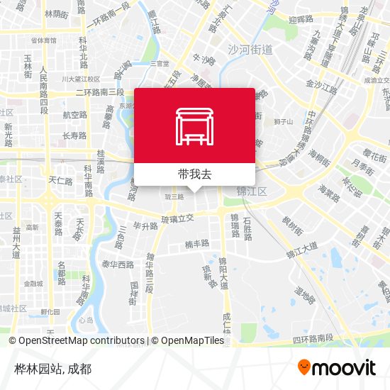 桦林园站地图