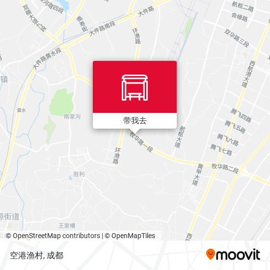 空港渔村地图
