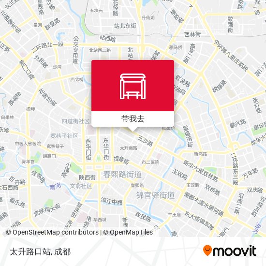 太升路口站地图