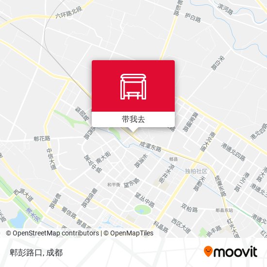 郫彭路口地图