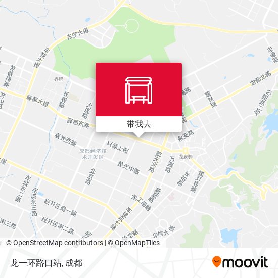 龙一环路口站地图