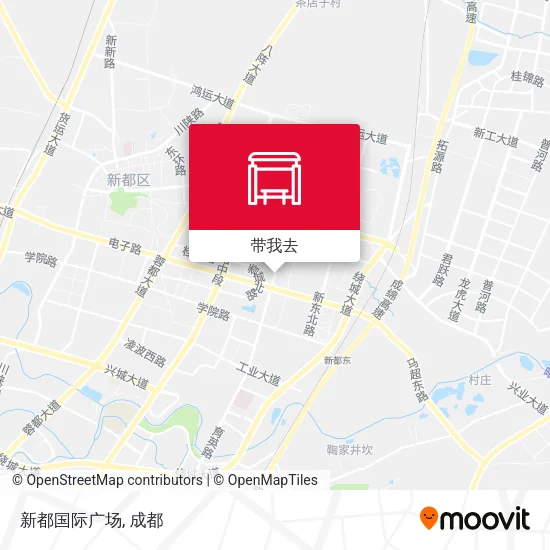 新都国际广场地图