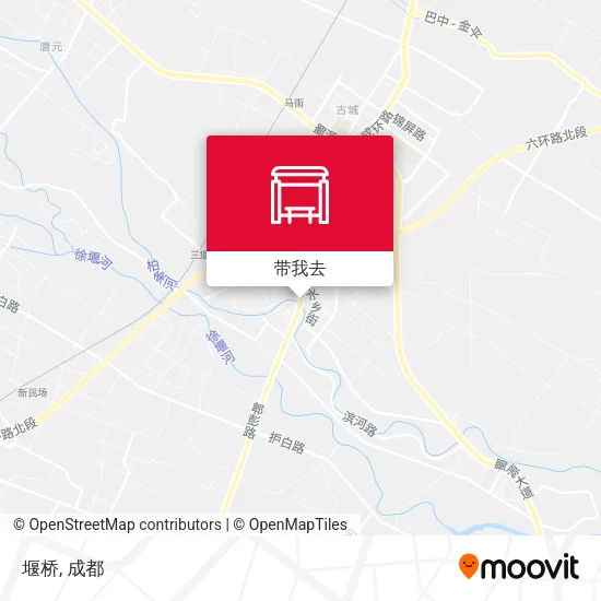 堰桥地图