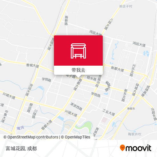 富城花园地图