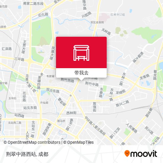 荆翠中路西站地图