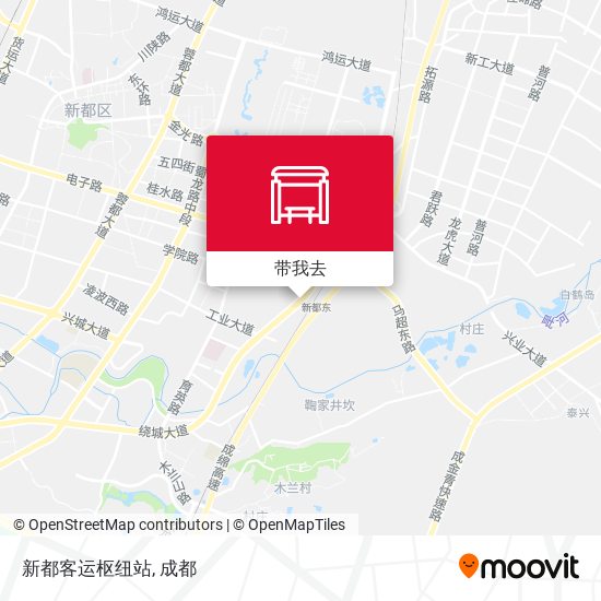 新都客运枢纽站地图