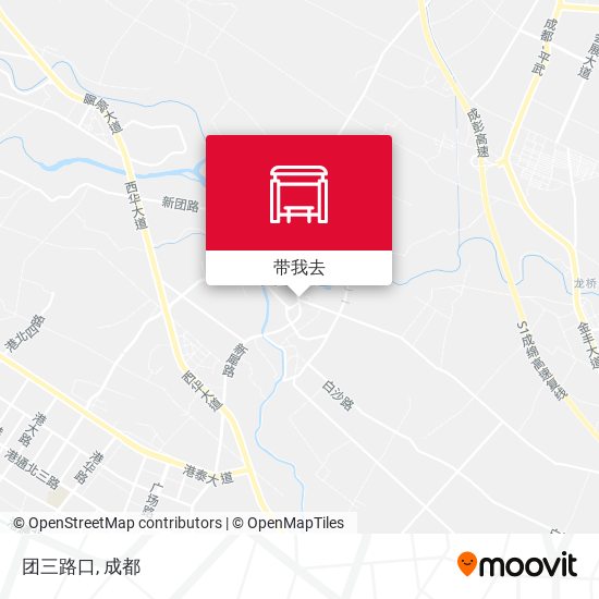 团三路口地图