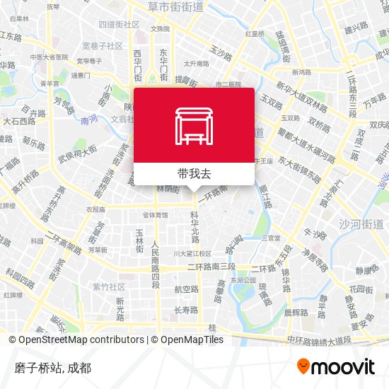 磨子桥站地图
