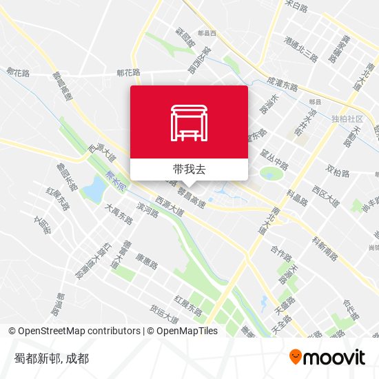 蜀都新邨地图