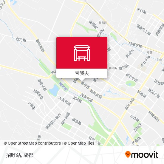招呼站地图