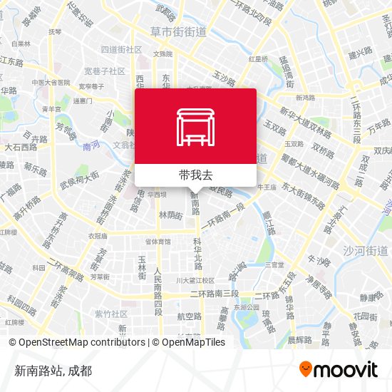 新南路站地图