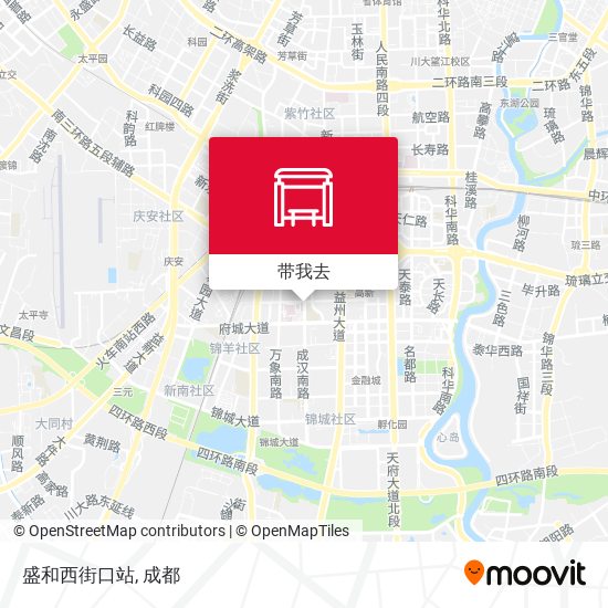 盛和西街口站地图