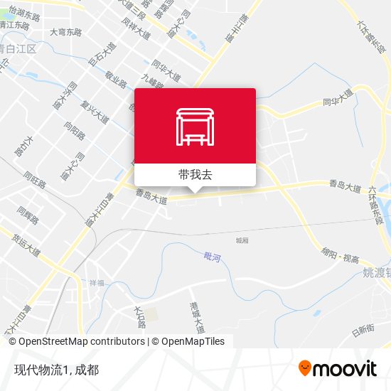 现代物流1地图