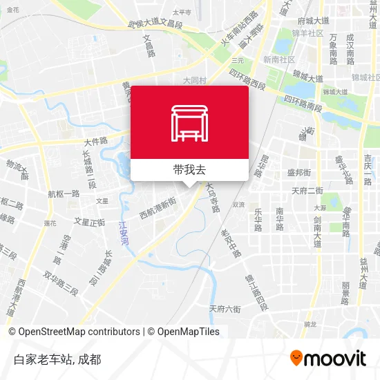 白家老车站地图